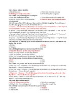 ĐỀ THI MÔN TIN HỌC ỨNG DỤNG