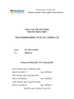 tiểu luận kết thúc môn   khởi động tuần tự 3 động cơ