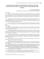 Đánh giá rủi ro cho du lịch sinh thái tại khu dự trữ sinh quyển rừng ngập mặn Cần Giờ và đề xuất giải pháp hạn chế rủi ro