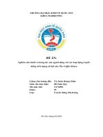 Nghiên cứu hành vi tương tác của người dùng với các hoạt động truyền thông trên mạng xã hội của the coffee house 