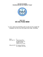  đề tài xây dựng hệ thống quản lý việc ủng hộ và phân bổ hàng:tiền cứu trợ lũ lụt cho huyện hòa vang   đà nẵng 