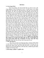 Nghiên cứu tổng hợp, đặc trưng xúc tác MoS2rGO biến tính với mn và ứng dụng cho quá trình quang phân hủy rhodamine b trong vùng ánh sáng khả kiến TT 