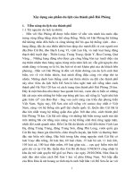 Xây dựng sản phẩm du lịch của thành phố hải phòng