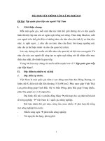 Tâm lý du khách tập quán giao tiếp của người việt nam