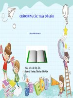 Toán học 1 Bài giảng sách cánh diều Phép trừ trong phạm vi 6 có game