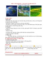 giáo án địa lý 6 chân trời sáng tạo cả năm