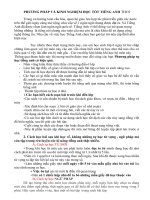 KINH NGHIEM HOC MON TIENG ANH THCS