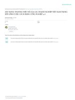 ĐỀ TÀI NGHIÊN CỨU KHOA HỌC CẤP BỘ    Đề tài: XÂY DỰNG THƯƠNG HIỆU SỐ CỦA CÁC DOANH NGHIỆP VIỆT NAM TRONG BỐI CẢNH CUỘC CÁCH MẠNG CÔNG NGHIỆP 4.0