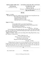 20142015 de HSG mon Ngu Van 9