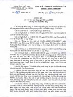 Giá vật liệu xây dựng quí III năm 2021 trên dja bàn tỉnh Phú Thọ