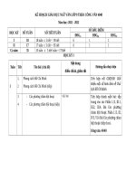 KẾ HOẠCH GIÁO dục NGỮ văn lớp 9 THEO CÔNG văn 4040 giang 