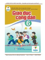 KHBD (bài 1    bài 5) GDCD 6  BỘ cánh diều chuẩn (dự án giáo án miễn phí) 