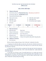 TRƯỜNG ĐẠI HỌC MỞ THÀNH PHỐ HỒ CHÍ MINH KHOA LUẬT ĐỀ CƯƠNG MƠN HỌC Tên môn học tiếng Việt: Pháp luật đại cương