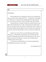 Báo cáo thực tập tốt nghiệp tại CHI NHÁNH CÔNG TY TNHH một THÀNH VIÊN HÀ THÀNH 