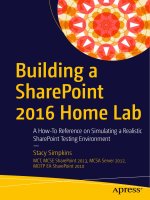 Building a sharepoint 2016 home lab a how to reference on simulating 