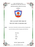 Tiểu luận Chủ nghĩa xã hội khoa học. Tính tất yếu và đặc điểm của thời kỳ quá độ lên chủ nghĩa xã hội. Liên hệ với thời kỳ quá độ lên chủ nghĩa xã hội ở Việt Nam.