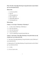 Đề tài: Tìm hiểu về hoạt động Marketing số trong kinh doanh của một số khách sạn 5 sao trên địa bàn Hà Nội.