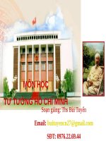 Tư tưởng hồ chí minh về đoàn kết dân tộc, kết hợp sức mạnh dân tộc và sức mạnh thời đại 