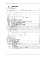 Đồ án nhà máy thuỷ điện 