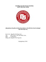 Quan hệ giữa xã hội với tự nhiên và vấn đề bảo vệ môi trường ở Việt Nam hiện nay.