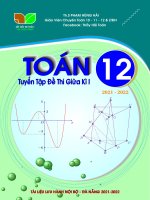 Bộ 40 đề thi giữa kì i toán 12 năm 2021 