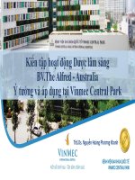 Kiến tập hoạt động Dược lâm sàng