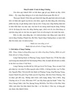 Khung thuyết minh về làng nghề nón lá làng Chuông