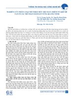 Nghiên cứu phân loại mỏ theo mức độ nguy hiểm về khí mê tan ở các mỏ than hầm lò vùng Quảng Ninh