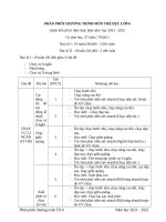 PHỤ lục 3 THỂ dục lớp 6 CHUẨN CV 5512 SÁCH KNTT   