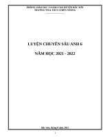 Luyện chuyên sâu ngữ pháp và bài tập tiếng anh 6