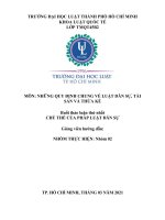 Thảo luận DS 1  Bài thảo luận thứ nhất