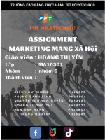 Assignment-marketing-mạng-xã-hội