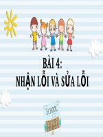 Đạo đức 2 nhận lỗi và sửa lỗi tiết 3 SÁCH CÁNH DIỀU 