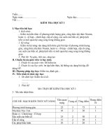 ma tran dap an de thi hoc ki 1 lop 11