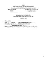 Phụ lục 1 môn GDTC 6 KNTT THEO CV 4040 