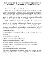 LICH SU DANG CONG SAN VIET NAM VA DANG BO TINH BINH DUONG