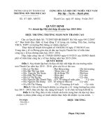 Quyet dinh thanh lap Hoi chu thap do