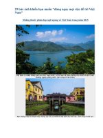 29 buc anh khien ban muon dung ngay moi viec de toi Viet Nam