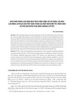 Giải pháp nâng cao hiệu quả thực hiện công tác an toàn, vệ sinh lao động (ATVSLĐ) khi Việt Nam tham gia Hiệp định Đối tác toàn diện và tiến bộ xuyên Thái Bình Dương (CPTPP)