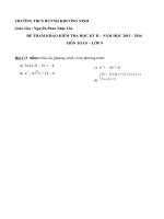 De KTToan 9 HKII quan 1 1516