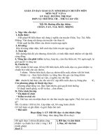 Giao an day chuyen de Chan Tay Tai Mat Mieng