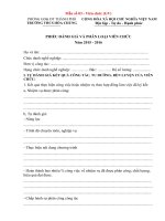 MAU DANH GIA VIEN CHUC 2015 2016