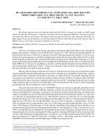 Du lịch sinh thái trong các vườn quốc gia, khu bảo tồn thiên nhiên khu vực miền Trung và Tây Nguyên: Lý thuyết và thực tiễn