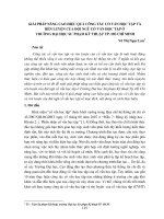 Giải pháp nâng cao hiệu quả công tác cố vấn học tập và rèn luyện của đội ngũ cố vấn học tập ở trường Đại học Sư phạm Kỹ thuật TP. Hồ Chí Minh