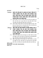 LUẬN văn THẠC sĩ   ý thức chính trị xã hội chủ nghĩa của học viên đào tạo sĩ quan hậu cần cấp phân đội ở học viện hậu cần quân đội nhân dân lào hiện nay