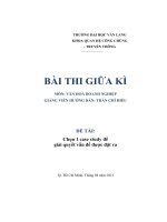 ĐỀ XUẤT PHƯƠNG án XÂY DỰNG GIÁ TRỊ CỐT LÕI CỦA THE COFFEE HOUSE 