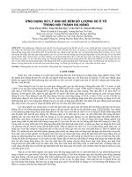 Ứng dụng xử lý ảnh để đếm số lượng xe ô tô trong nội thành Đà Nẵng