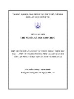 BIỆN CHỨNG GIỮA VẬT CHẤT VÀ ý THỨC TRONG TRIẾT HỌC MÁC   LÊNIN VÀ ý NGHĨA PHƯƠNG PHÁP LUẬN CỦA NÓ đối VỚI CUỘC SỐNG VÀ HỌC TẬP CỦA SINH VIÊN HIỆN NAY 