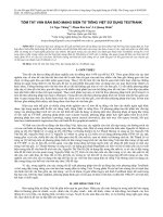 Tóm tắt văn bản báo mạng điện tử tiếng Việt sử dụng Textrank