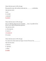 Đáp án môn nói tiếng anh 6 Ehou Đại Học Mở